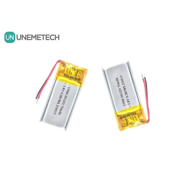 3.8V 75mAh Lithium Ion Polymer Battery 321223 Small Lipo Battery For Electronic