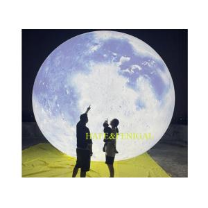 Inflatable Blue Moon Planet With Light For Planetariums Museums Or Parties