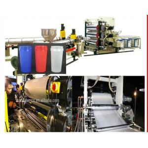 Fast Cup PP Sheet Extrusion Line , PS Thermoforming Plastic Sheet Extruder