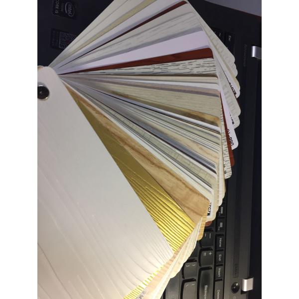 Vacuum Press Decorative Furniture Film Embossed PVC Self Adhesive Foil