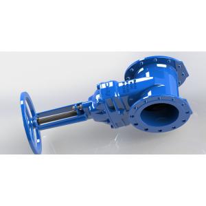 Red / Blue Ductile Iron Gate Valve For Water Circulation System / Cooling System