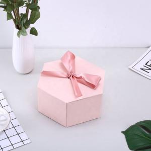 Personalized Cardboard small cosmetic box printing logo gift box with ribbon