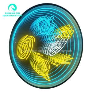 Cheap Plug Power Supply Modern Neon Mirror for Elevated Ambiance and LED Strip Room Upgrade for sale