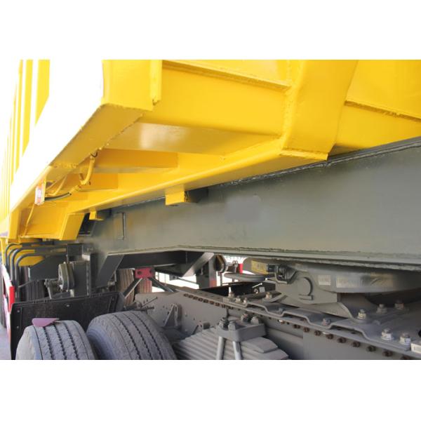 High Efficiency 3X16 TONS Semi Tipper Trailer Dump Truck For Mining Industry