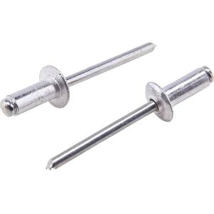 White Zinc Finished Pop Rivets Open End Rivet Screw For Furniture