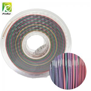 China PLA 1.75mm 3D Printer Filament Sparkle Twinkling Rainbow Color on sale
