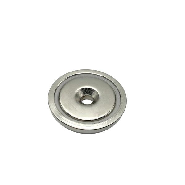 Quality ODM N52 Neodymium Round Cup Magnets Disc Shape Nickel Coating wholesale