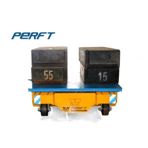 Trackless Handling Bogie Material Transfer Cart , Heavy Duty Plant Trailer
