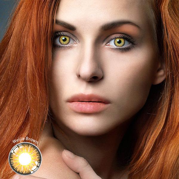 Color Changing Prescribed Colored Contacts Brown Eye Lens 8.5mm