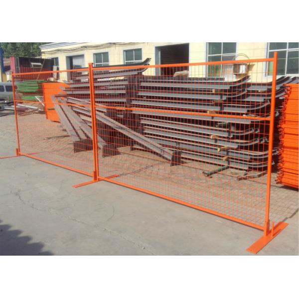 Quality 3.5mm Wire Dia Canada Temporary Fence 6"X9.5" Powder Coating Temp Construction Fence wholesale
