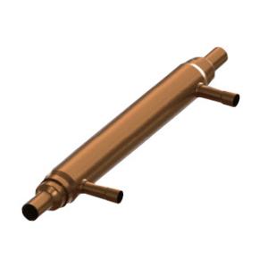 ECOICE SLHE Series Refrigerant Suction Line Copper Desuperheater
