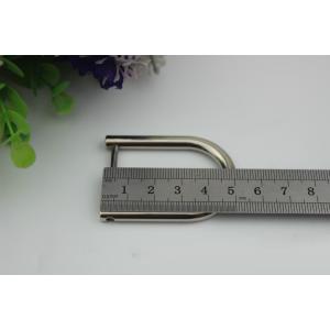 Custom made big zinc alloy 28 mm removable metal D ring buckle with polishing