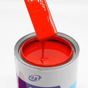 HS030 Slow Hardener 2k Topcoat Solid Color Paint Car Paint Repair Red