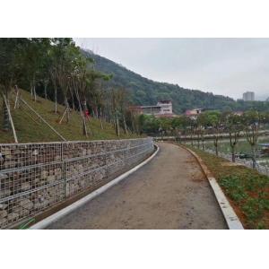 3.05mm PVC Coated Retaining Wall Wire Rock Baskets