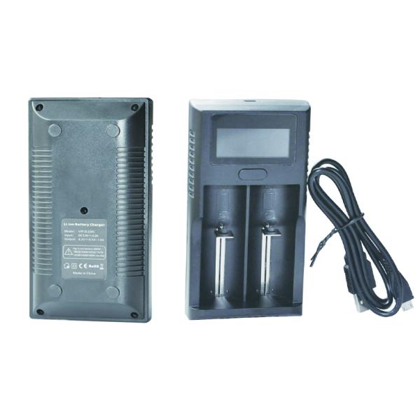 Li-ion battery LCD flashlight battery charger, 5V 2A CE rechargeable battery -Multi-charger