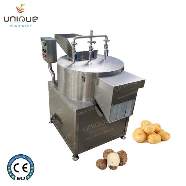Quality 0.75 Kw Professional Potato Peeling Machine Blade Peeler for Meat Processing Plants wholesale