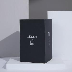 Handmade Matte Black Custom High End Clamshell Gift Box with Magnetic Closure