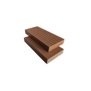 Flat Grain ISO9001 140mm 40mm WPC Solid Decking
