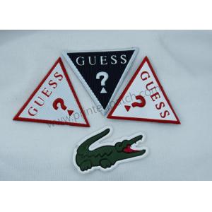 Raised TPU Clothing Labels 0.5mm Jacket Patch Adhesive Backing