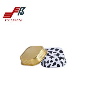 China Square Colored Aluminum Foil Pans Alloy 8011 0.088mm Thickness on sale