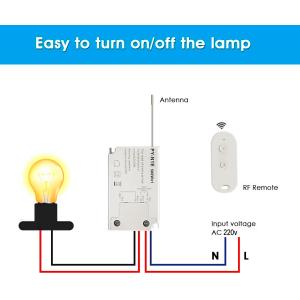 220V 120V Wireless Remote Light Control Practical 500W 1000W