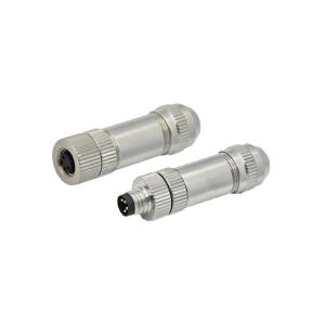 IP67/IP68 Waterproof M8 Circular Connector with 3/4/5/6/8 Pin Configuration and