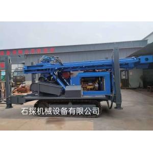 Customized Color St 400 Meters Depth Pneumatic Borewell Machine