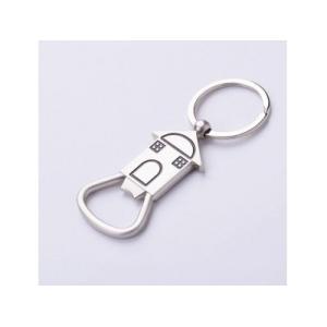 Metal Printed Logo Bottle Opener Keychain,Factory custom cheap metal beer bottle