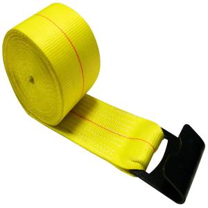 Heavy Duty 4 Inch Cargo Lashing Winch Strap For Ratchet Tie Down
