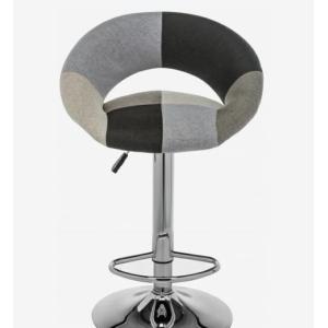 Height Adjustable Fabric Bar Stools Kitchen Counter Bar Pub