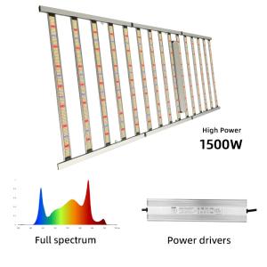 1500W LED Grow Light Panel Dimmable Easy Install Efficient Design
