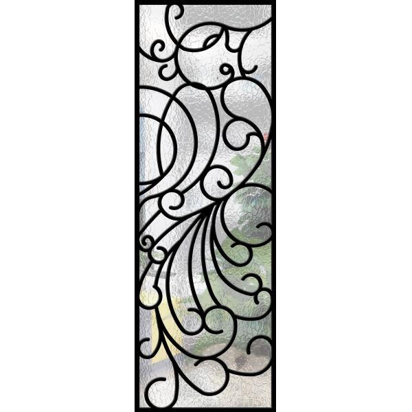 Modern Technology 2264 Inch Wrought Iron Glass Instant Iconic Stain Grade Jamb