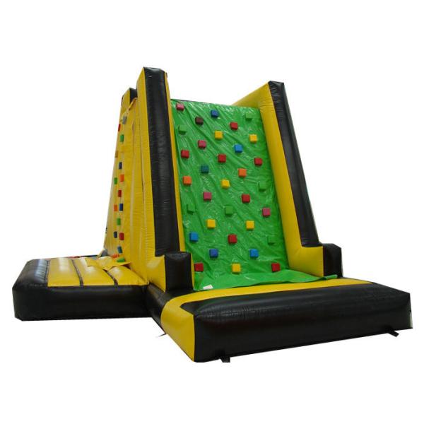 Quality Commericial Inflatable Rock Climbing Wall Mountain Three Sides Silk Printing wholesale