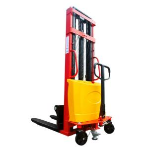 Semi Electric Pallet Stacker 1.5t - 2t Hydraulic Hand Push Electric Stacker