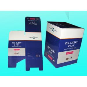 Paper Box Packaging For Recovery Shot , CMYK Printing Cardboard Box