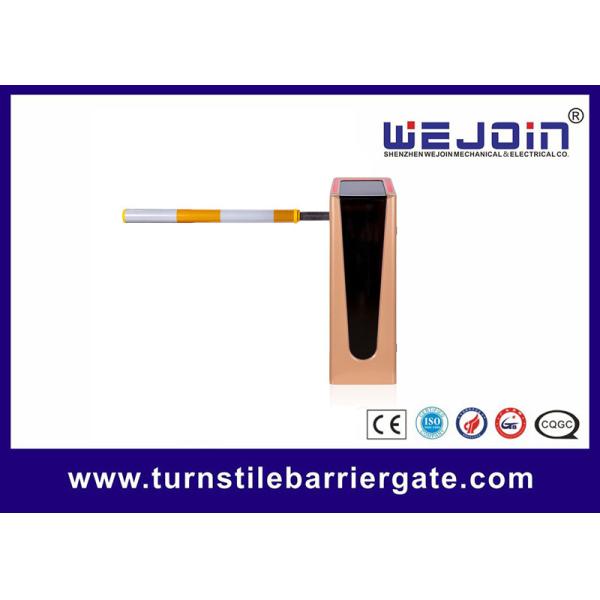 Quality Flashing Gold Vehicle Boom Parking Barrier Gate Operator For Car Parking System wholesale