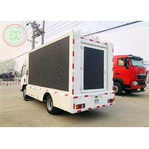 High brightness 6000 cd/m² outdoor P6 LED screen on the van for market