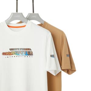 Logo Pattern Men's T-Shirt 100% Cotton Fabric for S-6XL Plus Size and Customized