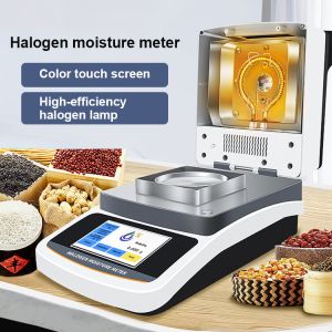 Cheap Moisture Analyzer 110g halogen moisture analyzer meter Halogen Lamp the Percentage of Moisture Centent/dry Residual for sale