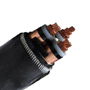 8.7/15KV PVC Jacket Medium Voltage Copper Conductor XLPE Insulated Electric