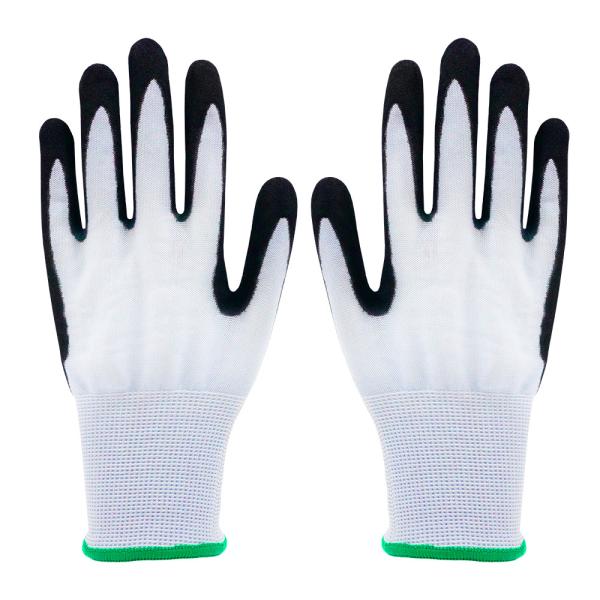Versatile 18 Gauge Cut Resistant Work Gloves Nitrile Coating Touchscreen Safety