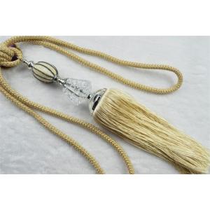 Luxurious long fringe trimming tiebacks for curtain decoration