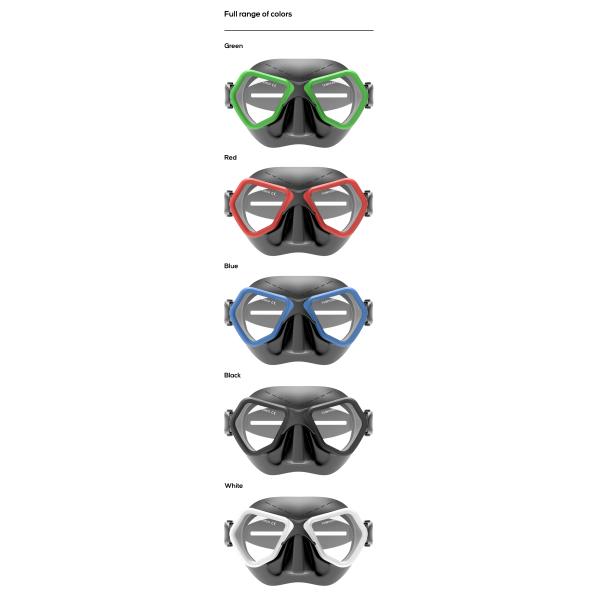 Professional Grade Free Diving Mask and Snorkel Set with Anti-Fog Toughened Glass Lens Snorkel Mask Set