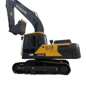 Cheap Used Volvo Ec210 Hydraulic Crawler Excavator 119kw with Original Hydraulic Valve for sale