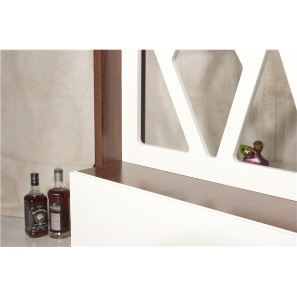 Medium Density Fiberboard Hall Divider Cabinet , MDF Wooden Partition Cabinet