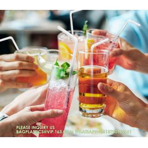 Compostable Straws 7 3/4 Inch Long - Clear Disposable Straws, Eco Friendly