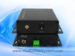 1CH analog audio fiber transmitters and receivers with Phoenix connectors for