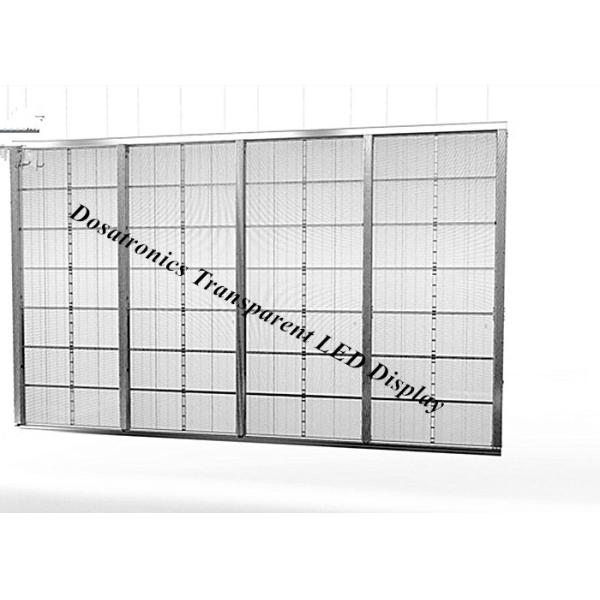 Quality HD Waterproof SMD 3 In 1 IP54 Transparent LED Display Outdoor Full Color LED Signs wholesale