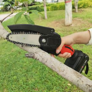 4 Inch 21v Handheld Mini Chainsaw Brushless Motor Mini Single Hand Chainsaw