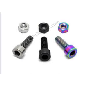 Conical Seat Titanium Wheel Lug Nuts GR5 HEX19 60 Degree M12 X 1.25 Wheel Nuts